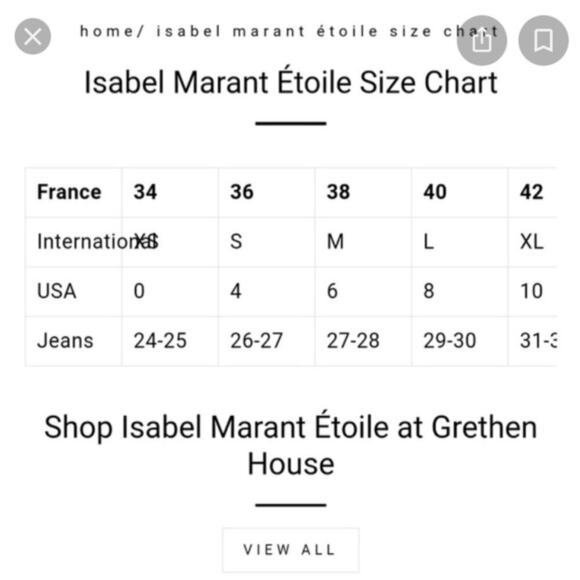 Etoile Isabel Marant Bessie Pants Sz 38 - Picture 10 of 12